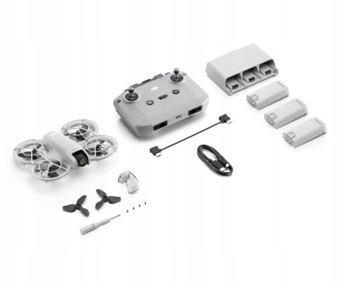 Dron DJI NEO Fly More Combo Nagrywanie w 4K/30fps Trzy baterie w zestawie