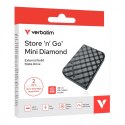 Dysk SSD zewnętrzny Verbatim Mini Diamond 2 TB Mac IOS Windows