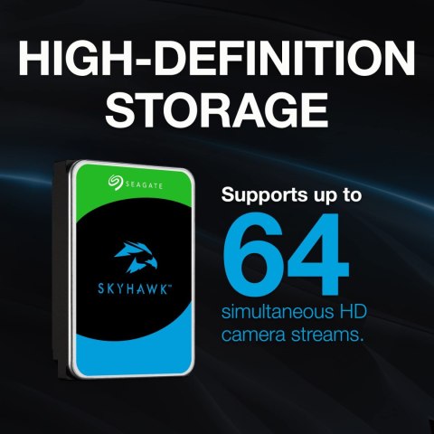 Dysk wewnętrzny HDD Seagate SkyHawk 6TB ST6000VXZ09 SATA 3,5" wersja BOX
