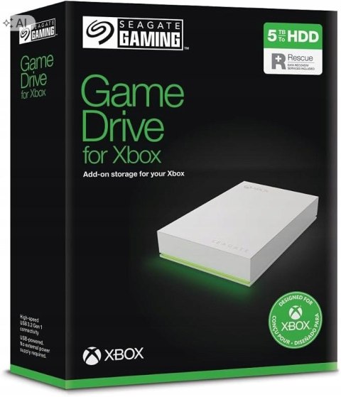 Dysk zewnętrzny HDD Seagate Game Drive for Xbox 5TB STKX5000100