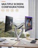 ErGear Podwójny stojak na monitor dla 13"-32" sprężyny gazowe LCD/LED