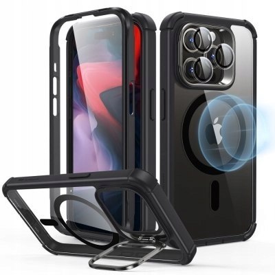Etui plecki szkiełko ESR do Apple iPhone 15 Pro Pancerne ! ochrona aparatu