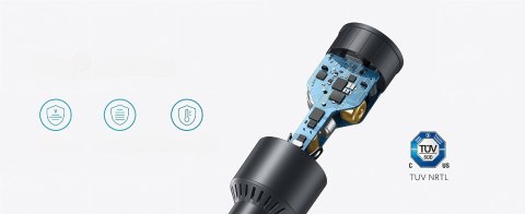 Ładowarka samochodowa 167,5W Anker 3-portowa +Kabel USB-C + ADAPTER OTG USB