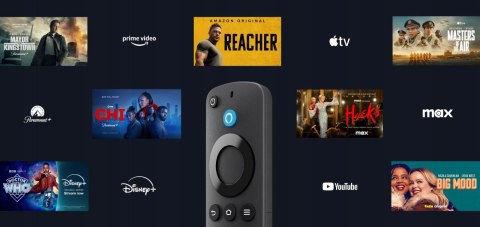 Odtwarzacz multimedialny Amazon FIRETV STICK 4K SELECT 8 GB Wi-Fi 5 Pilot