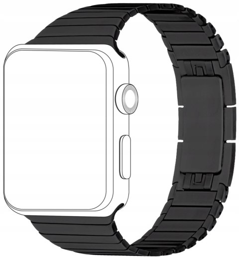 Pasek TOPP do Apple Watch (42/44/45mm) Czarny