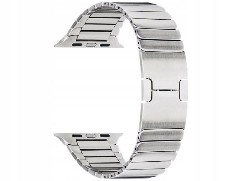 Pasek TOPP do Apple Watch (42/44/45mm) Srebrny