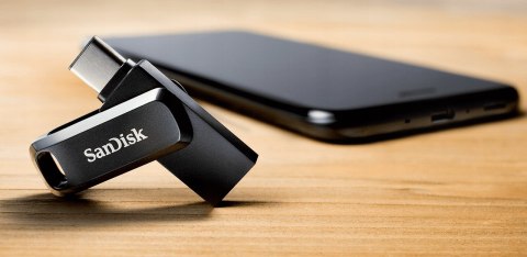 Pendrive SanDisk Ultra Dual Drive Go 512 GB USB 3.0, USB 3.1 typ C czarny